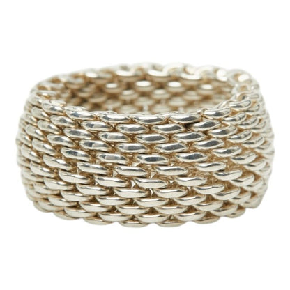 Tiffany & Co Somerset Mesh Ring Silver