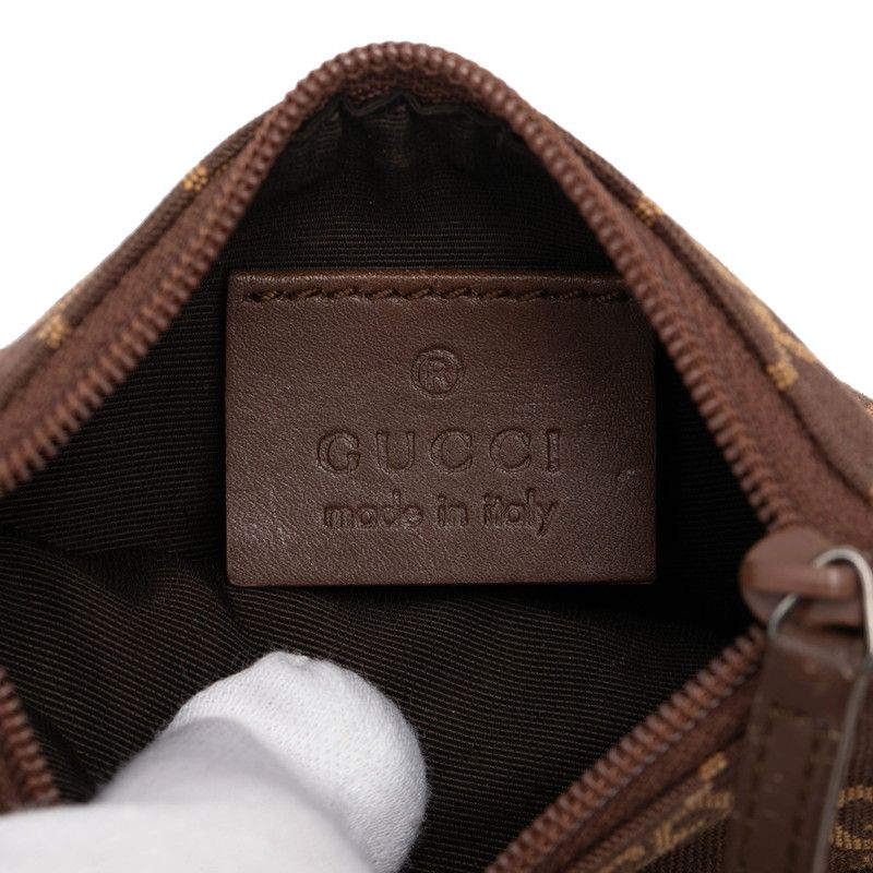 Gucci GG Canvas Pouch Case 030 Brown