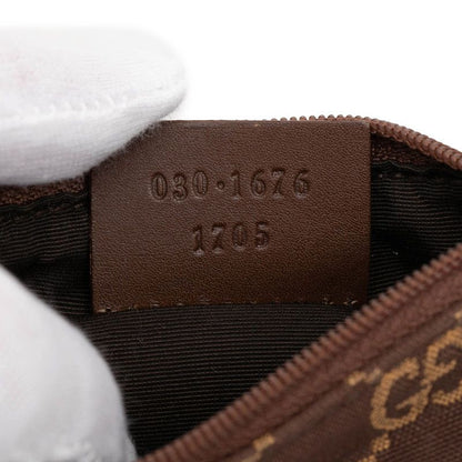 Gucci GG Canvas Pouch Case 030 Brown