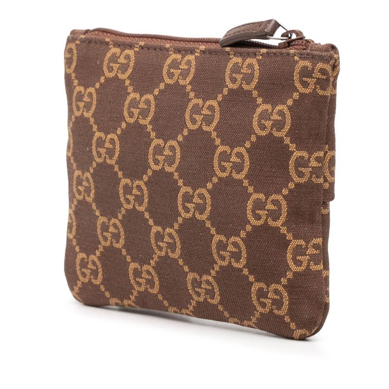 Gucci GG Canvas Pouch Case 030 Brown