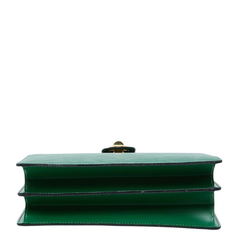 Louis Vuitton Epi Capuchin Crossbody Shoulder Bag Borneo Green Leather