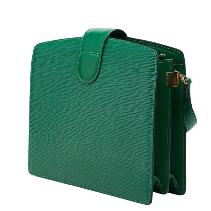Louis Vuitton Epi Capuchin Crossbody Shoulder Bag Borneo Green Leather