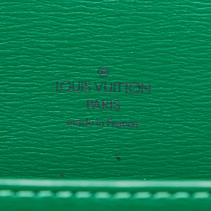 Louis Vuitton Epi Capuchin Crossbody Shoulder Bag Borneo Green Leather