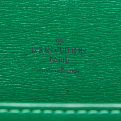 Louis Vuitton Epi Capuchin Crossbody Shoulder Bag Borneo Green Leather