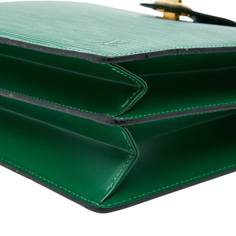 Louis Vuitton Epi Capuchin Crossbody Shoulder Bag Borneo Green Leather