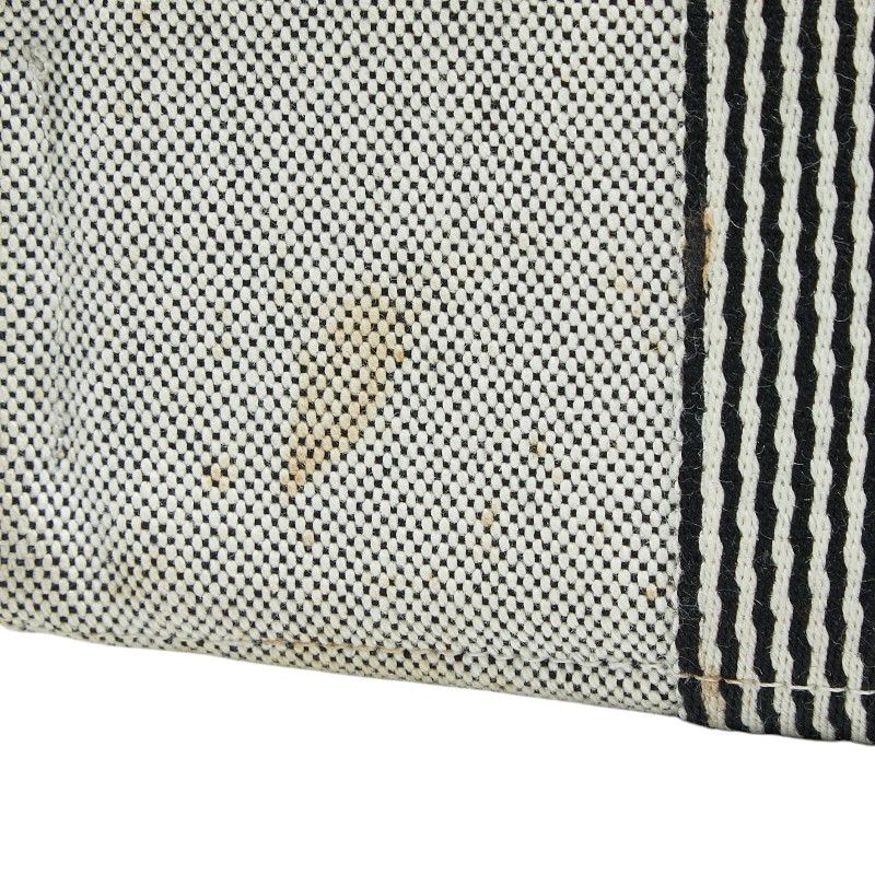 Hermes New Fourre Tout PM Mini Tote Black White Toile Ash