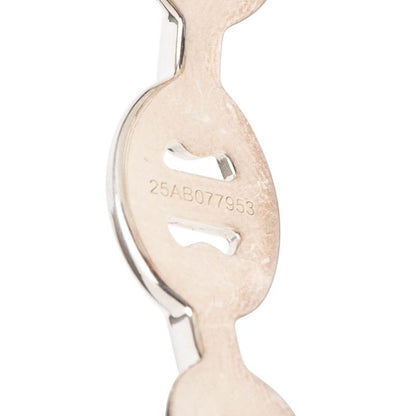 Hermes Chaine D'ancre Bracelet Bangle Silver