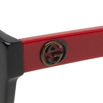 Gucci Interlocking Sunglasses Red Black Bicolor Plastic Eyewear