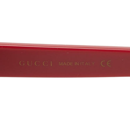 Gucci Interlocking Sunglasses Red Black Bicolor Plastic Eyewear