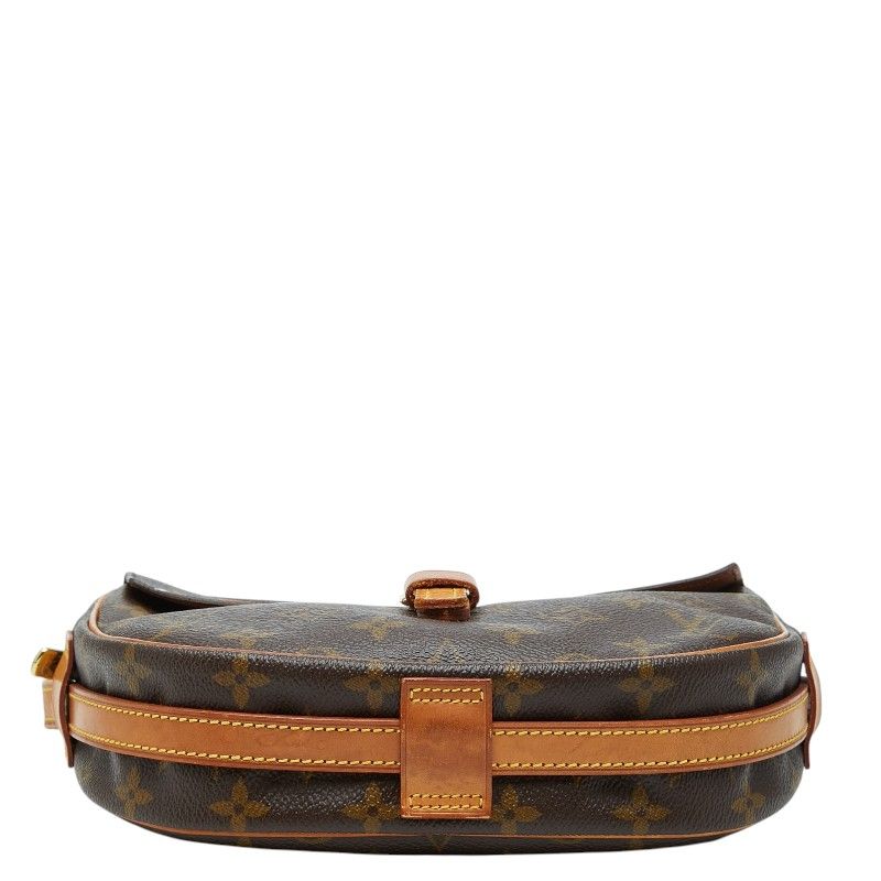 Louis Vuitton Monogram Jeune Fille PM Crossbody Shoulder Bag Brown Leather