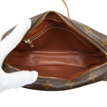 Louis Vuitton Monogram Jeune Fille PM Crossbody Shoulder Bag Brown Leather