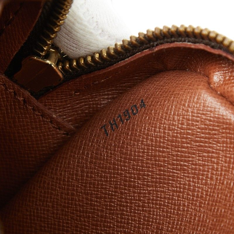 Louis Vuitton Monogram Jeune Fille PM Crossbody Shoulder Bag Brown Leather