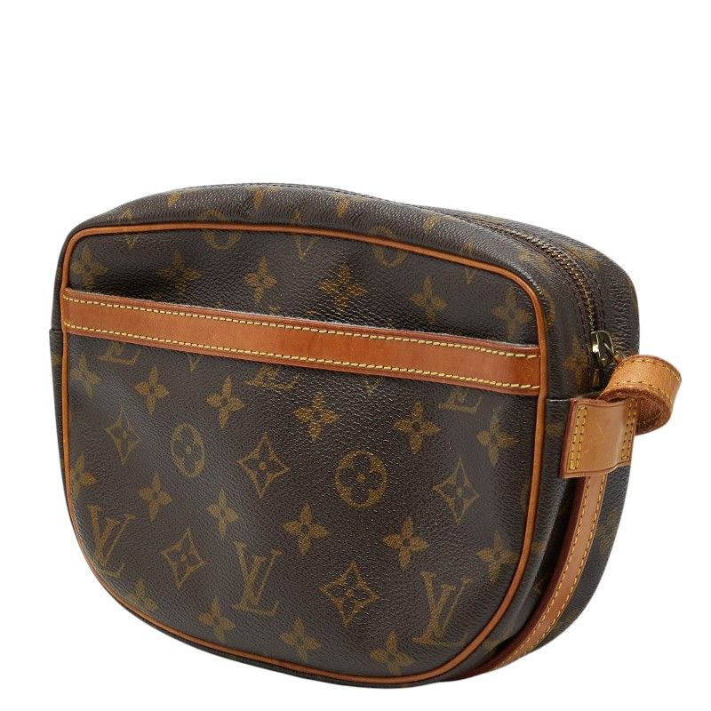 Louis Vuitton Monogram Jeune Fille PM Crossbody Shoulder Bag Brown Leather