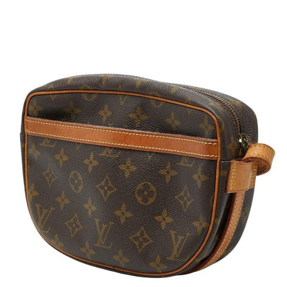 Louis Vuitton Monogram Jeune Fille PM Crossbody Shoulder Bag Brown Leather