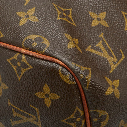 Louis Vuitton Monogram Keepall Bandouliere 55 Boston Bag 2-Way Brown Leather