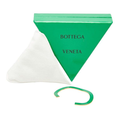 Bottega Veneta Calf Bangle Bicolor Bracelet L Green Light Blue Gold Silver