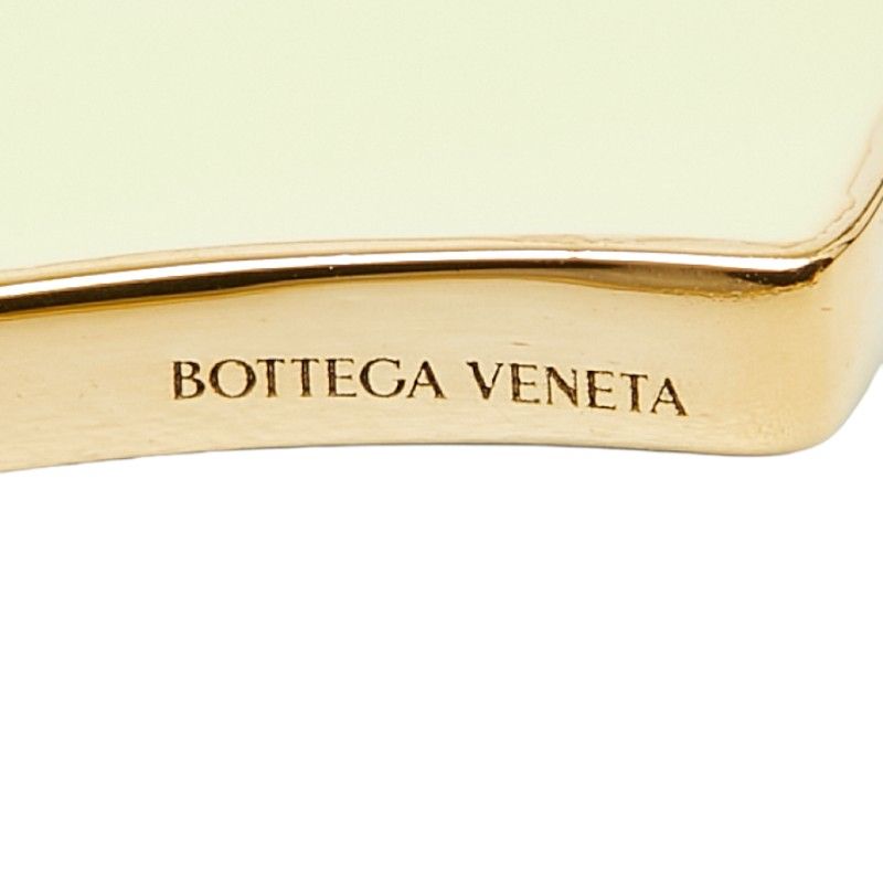 Bottega Veneta Calf Bangle Bracelet s Green Gold Silver Enamel