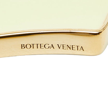Bottega Veneta Calf Bangle Bracelet s Green Gold Silver Enamel