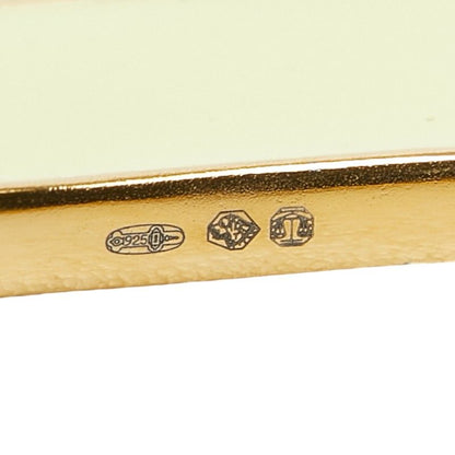 Bottega Veneta Calf Bangle Bracelet s Green Gold Silver Enamel