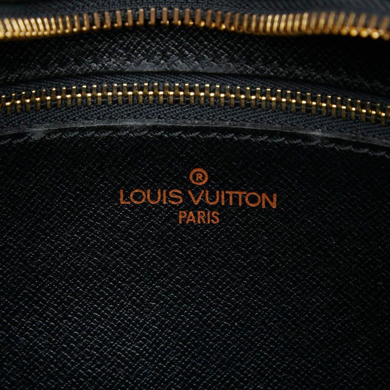 Louis Vuitton Epi Jeune Fille Crossbody Shoulder Bag Noir Black Leather