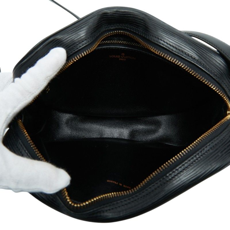 Louis Vuitton Epi Jeune Fille Crossbody Shoulder Bag Noir Black Leather