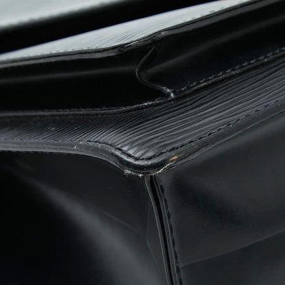 Louis Vuitton Epi Monceau Handbag Noir Black Leather