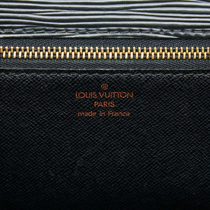 Louis Vuitton Epi Monceau Handbag Noir Black Leather