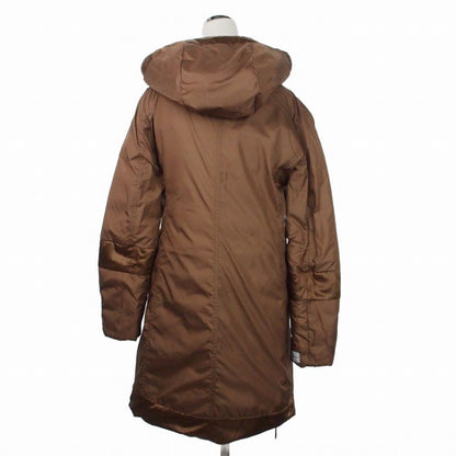 Max Mara the Cube Reversible Long Down Coat Jacket 38 Brown