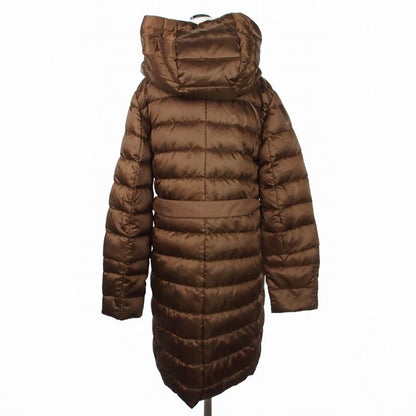Max Mara the Cube Reversible Long Down Coat Jacket 38 Brown
