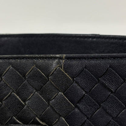 Bottega Veneta Intrecciato Business Bag Leather Black