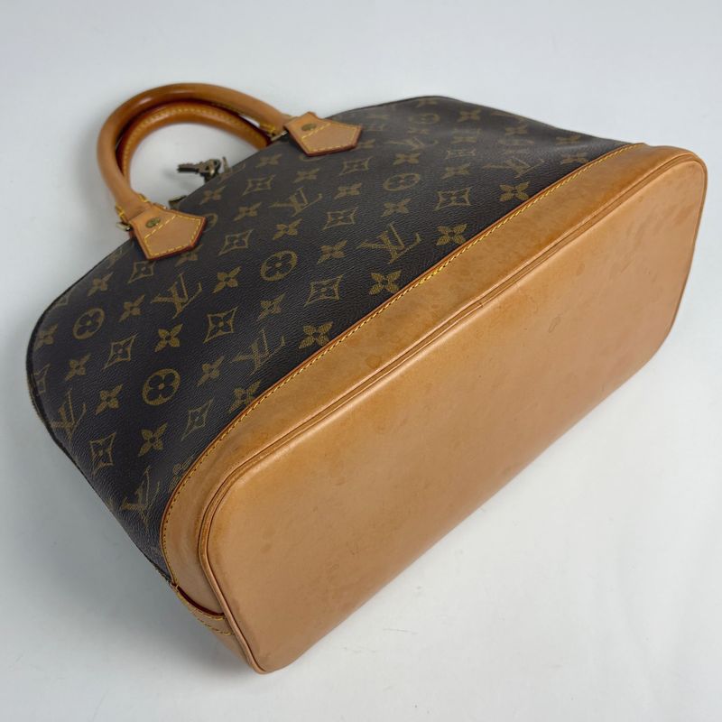 Louis Vuitton Alma Handbag Monogram Brown