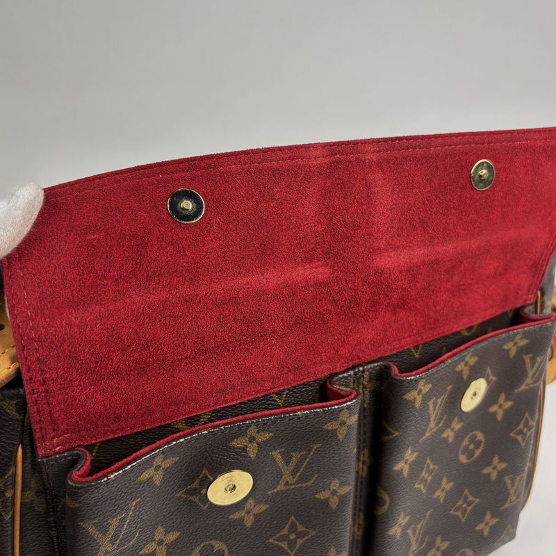 Louis Vuitton Viva-Cite GM Shoulder Bag Monogram Brown