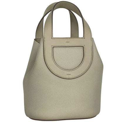 Hermes in the Loop 18 Handbag Taurillon Clemence Ivoryb
