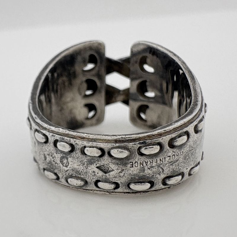 Hermes Mexico Ring Corset Belt Silver