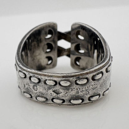 Hermes Mexico Ring Corset Belt Silver