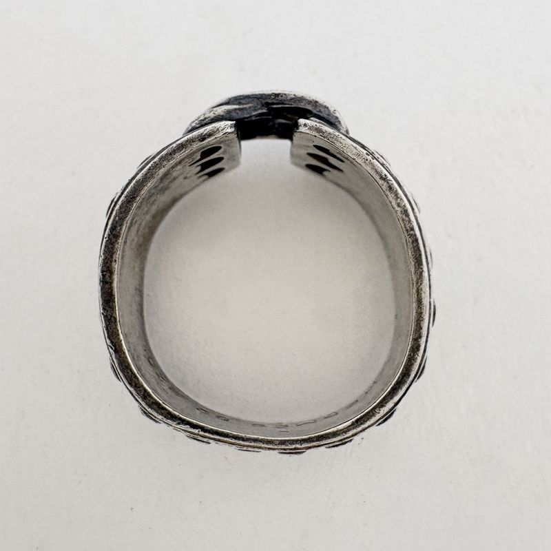 Hermes Mexico Ring Corset Belt Silver