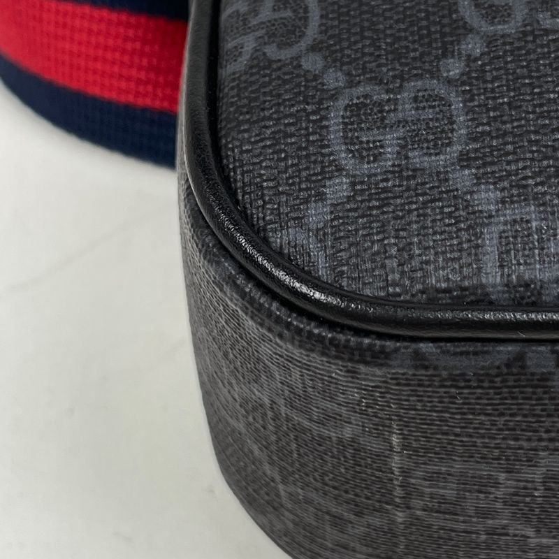Gucci GG Pattern Belt Bag Black