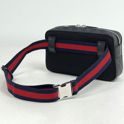 Gucci GG Pattern Belt Bag Black
