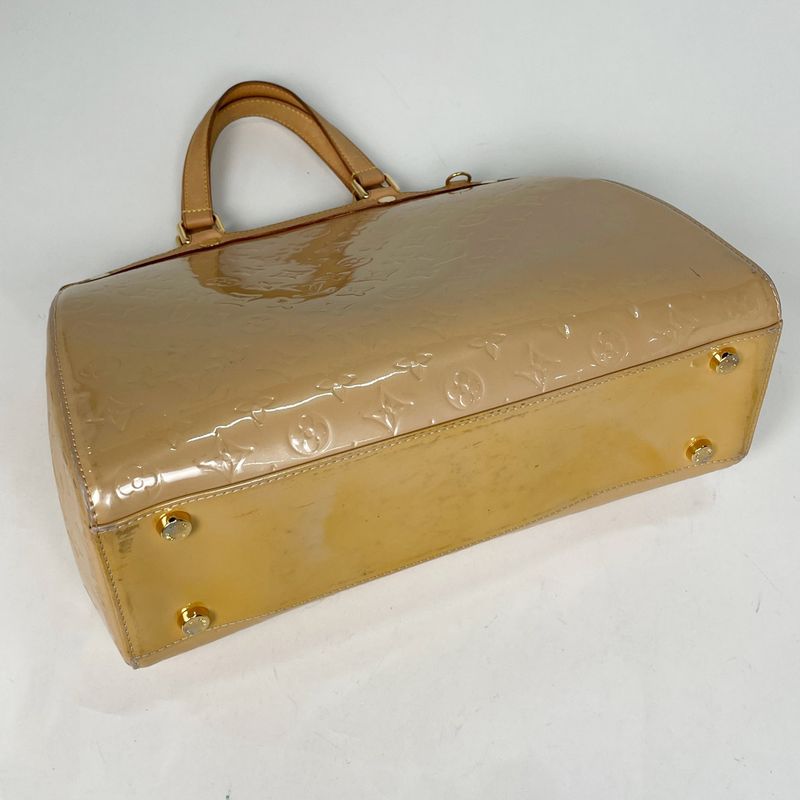 Louis Vuitton GM 2-Way Shoulder Bag Enamel Monogram Vernis Rose Florentine