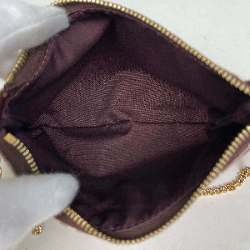 Louis Vuitton Mini Pochette Pouch Monogram Idylle Sepia
