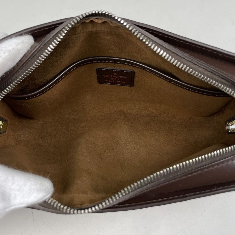 Louis Vuitton Saint Clutch Handheld Second Damier Brown