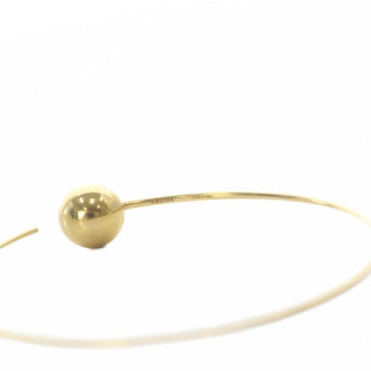 Celine Phoebe Philo Era Hoop Earrings for Both Ears Gold