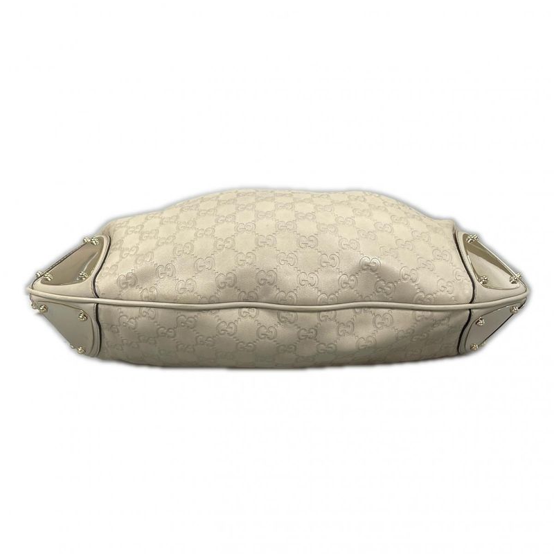 Guccissima 2-Way Tote Indy Shoulder Bag Beige