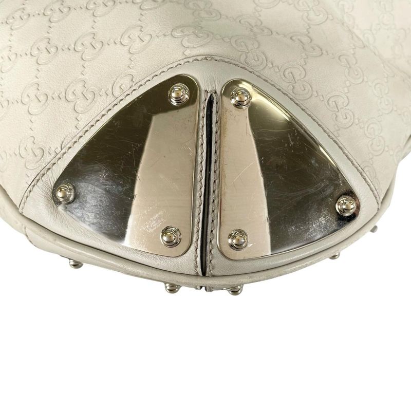 Guccissima 2-Way Tote Indy Shoulder Bag Beige