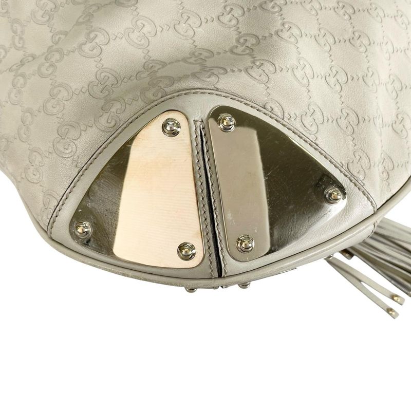Guccissima 2-Way Tote Indy Shoulder Bag Beige
