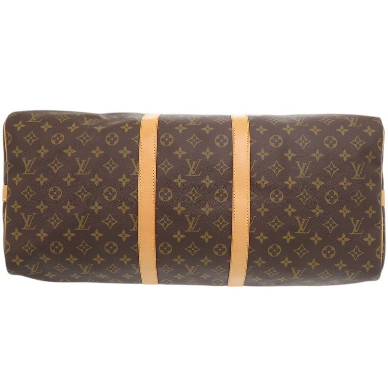 Louis Vuitton Keepall Bandouliere 55 Monogram Boston Bag