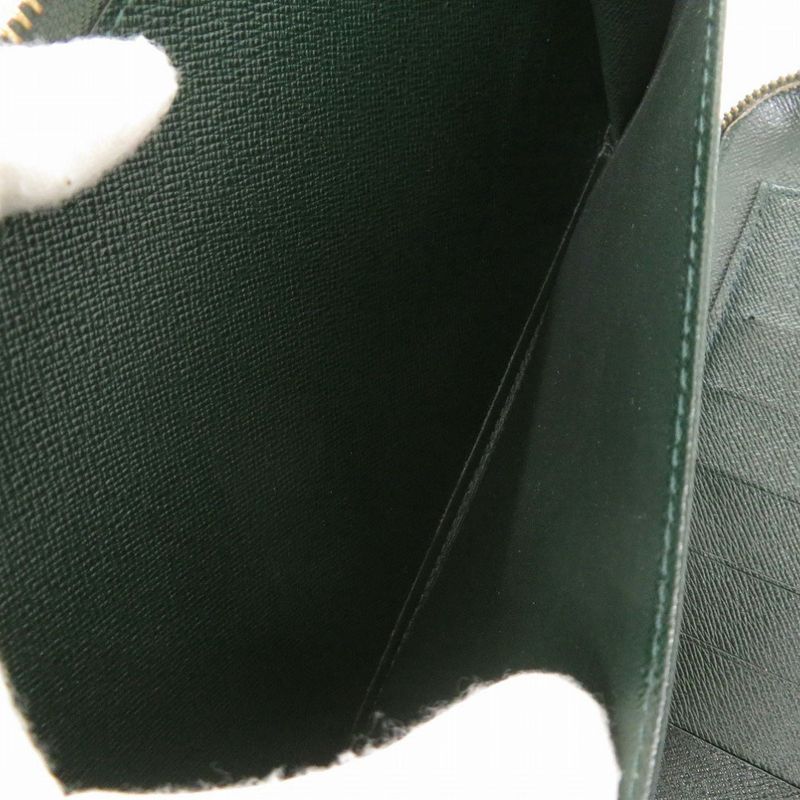 Louis Vuitton Organizer Athlete Taiga Epi Sear Wallet Green