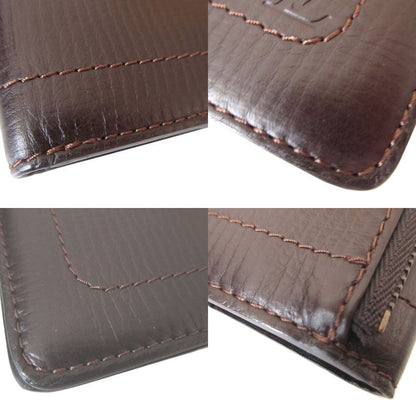 Louis Vuitton Utah Compact Wallet Leather Brown Bifold