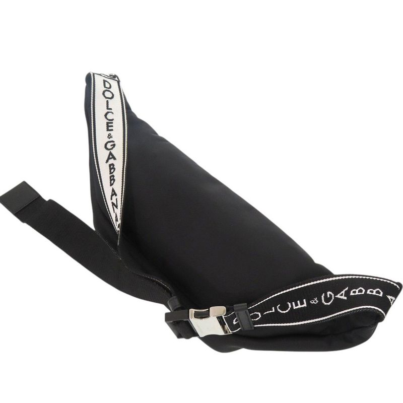 Dolce & Gabbana Nylon Black Belt Bag