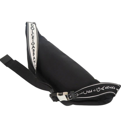 Dolce & Gabbana Nylon Black Belt Bag